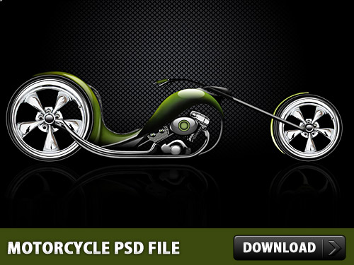 Download Motorcycle Free Photoshop PSD File - Download PSD