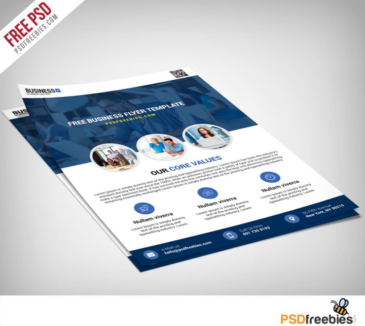 Multipurpose Business Flyer Free PSD Template