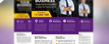 Multipurpose Corporate Business Flyer PSD Template