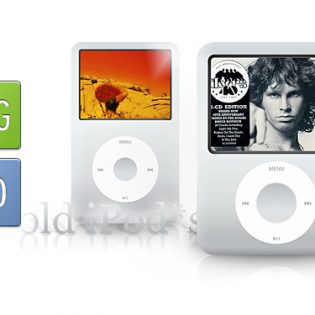 Old Generation Classic iPods PSD