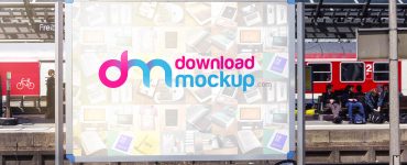 Outdoor Billboard Mockup Free PSD