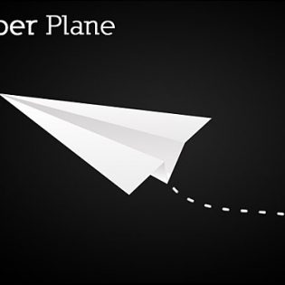 Paper Plane icon PSD
