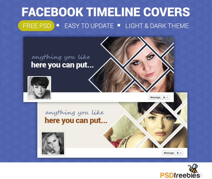 Personal Facebook Timeline Covers Free PSD