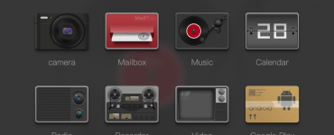 Retro App Icons Set Free PSD