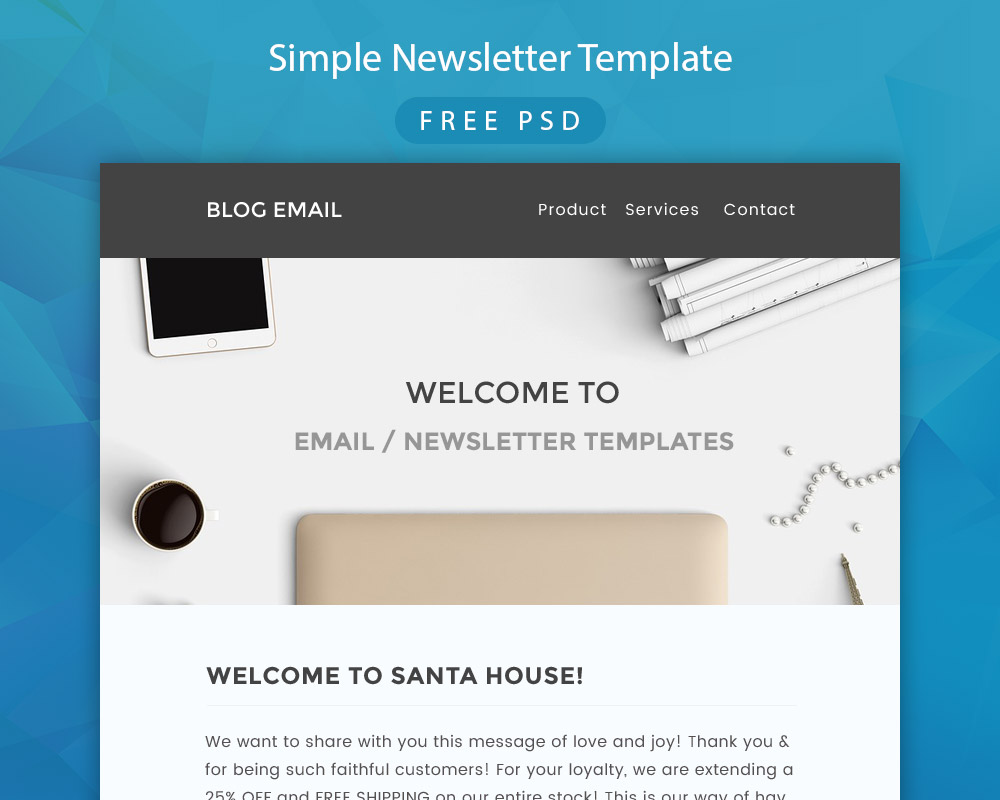 Thank You Newsletter Template