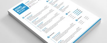 Simple Resume and Cover Letter Template Free PSD
