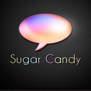 Sugar Candy Speech Blurb Icon PSD