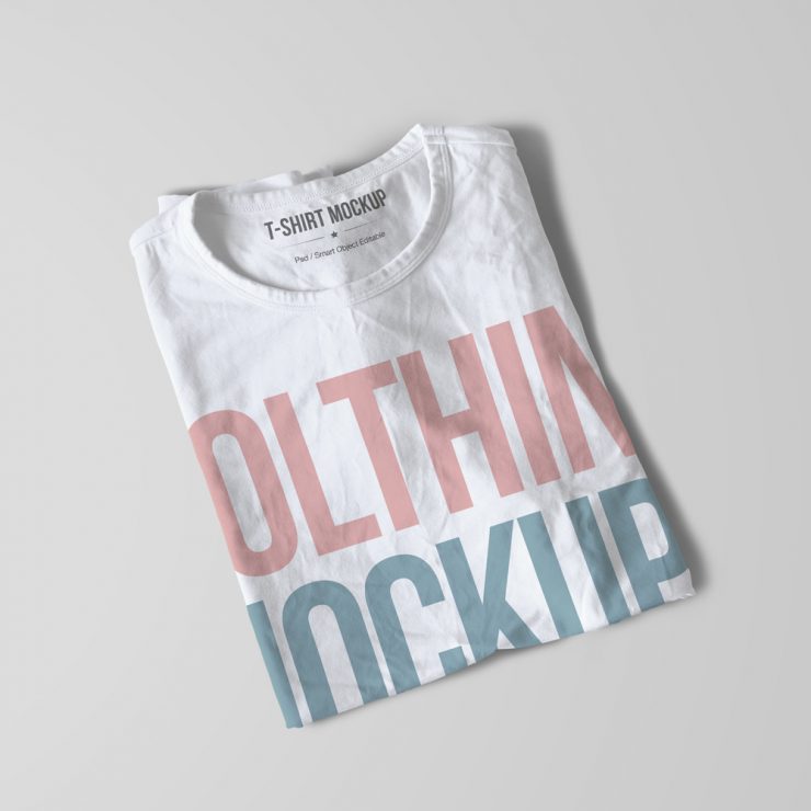 T-Shirt Mockup Template Free PSD Download - Download PSD
