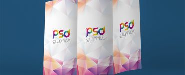 Tri-Fold Brochure Mockup Free PSD