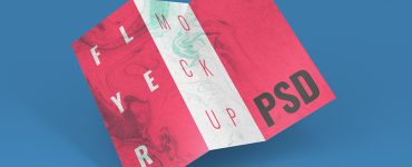 Trifold Brochure and Flyer Mockup Free PSD