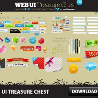 Free WEB User Interface Treasure Chest