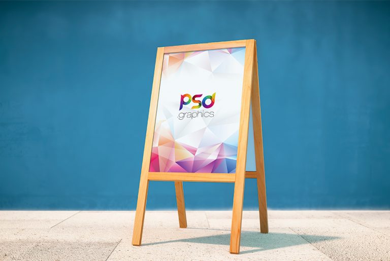 Download Wooden Display Stand Mockup Free PSD - Download PSD