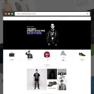 eCommerce Homepage Layout Design PSD
