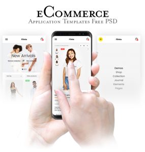eCommerce Website App Templates PSD