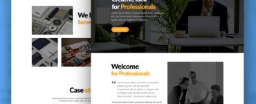 Personal Portfolio and Corporate Website Template PSD