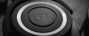 Headphones Logo Branding Mockup Free PSD