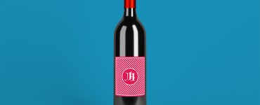 Wine Bottle Mockup Free PSD