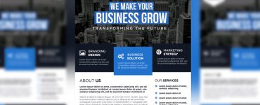 Premium Advertising Flyer PSD Template