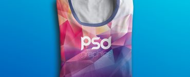 Folded T-Shirt Mockup Free PSD