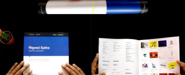 Behance Style Resume CV Template Free PSD