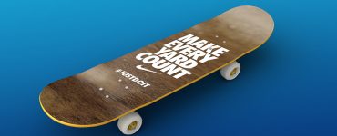 Skateboard Mockup Free PSD