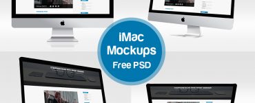 iMac Mockups Free PSD
