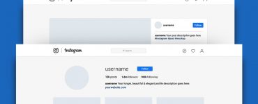 Instagram 2017 Mockup Free PSD