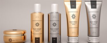 Cosmetic Products Packaging Mockup Free PSD