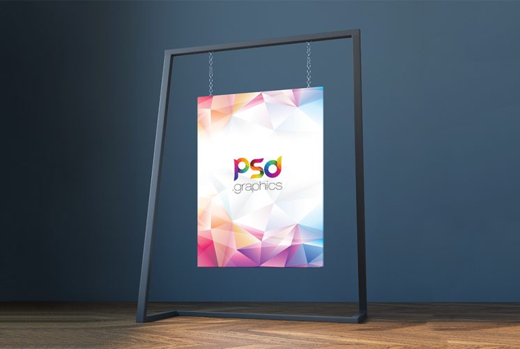 Hanging Canvas Mockup Free PSD - Download PSD