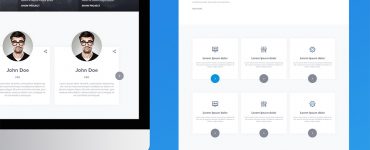 Clean Multipurpose Website Template PSD