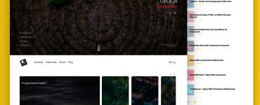 Portfolio Website Design Template Free PSD
