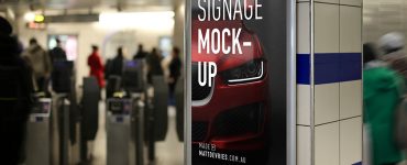 Billboard Signage Mockup Free PSD