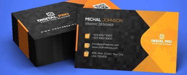 Modern Corporate Business Card Template PSD