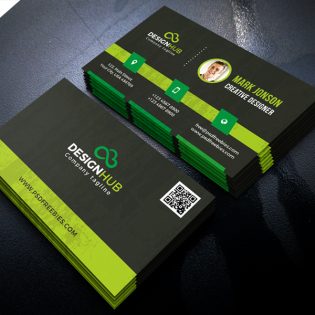 Classic Business Card Template Free PSD