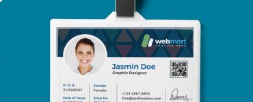 Office ID Card Design PSD