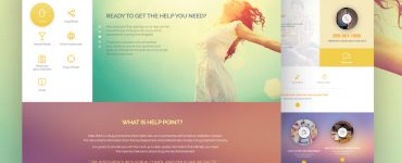 NGO Website Template Free PSD