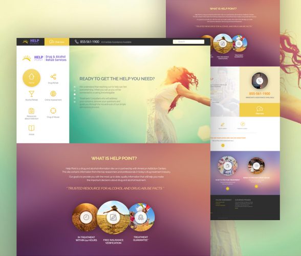 NGO Website Template Free PSD Download PSD