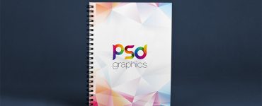 Spiral Notebook Mockup Free PSD