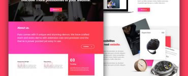 Agency Services Landing Page Template Free PSD