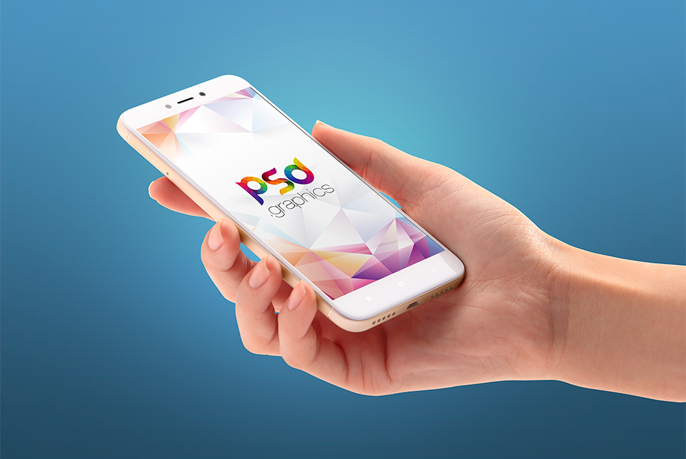 Download Android Smartphone In Hand Mockup Free Psd Download Psd