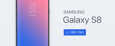 Samsung Galaxy S8 Mockup Free PSD