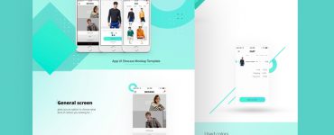 App Landing Page Template Free PSD