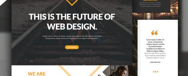 Businesses and Agencies Website Template PSD