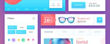 Vibrant eCommerce UI Kit Free PSD