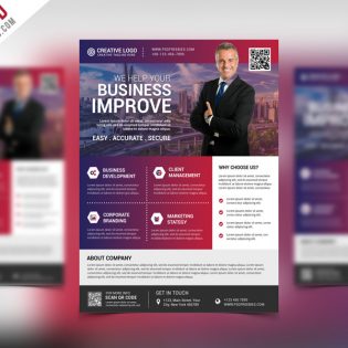 Multipurpose Creative Business Flyer PSD Template