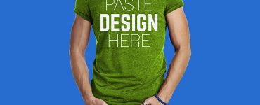 Male T-Shirt Mockup Free PSD