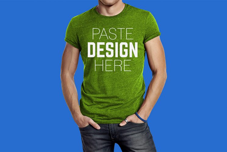 Download Male T-Shirt Mockup Free PSD - Download PSD