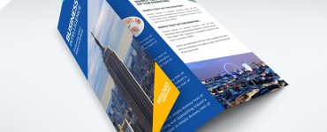 Free Business TriFold Brochure PSD Template