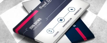 Modern Business card Design Template Free PSD