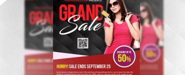 Grand Sale Flyer Template Free PSD